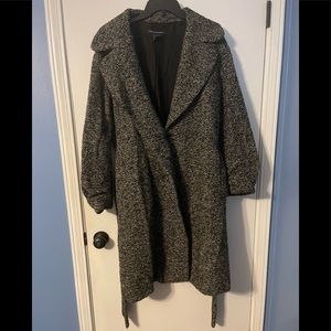 French Connection Tweed Trench Coat/Jacket Size 12